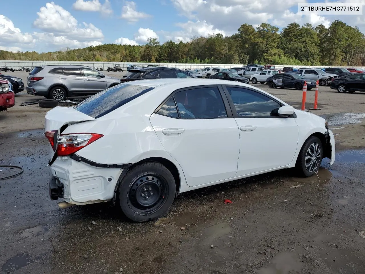 2017 Toyota Corolla L VIN: 2T1BURHE7HC771512 Lot: 77957144