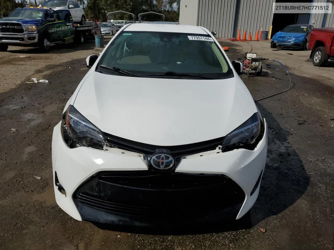 2017 Toyota Corolla L VIN: 2T1BURHE7HC771512 Lot: 77957144