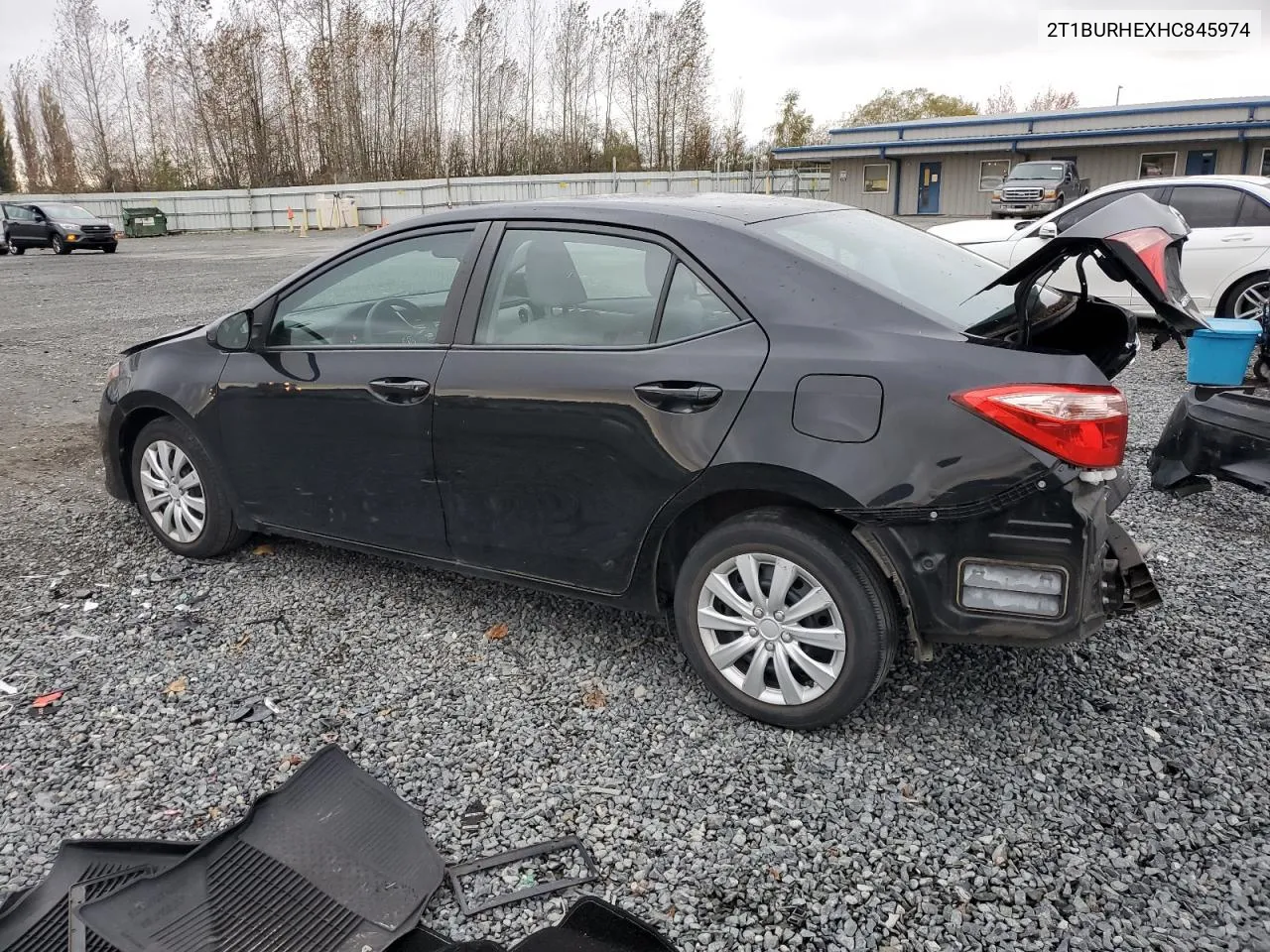 2017 Toyota Corolla L VIN: 2T1BURHEXHC845974 Lot: 78052764