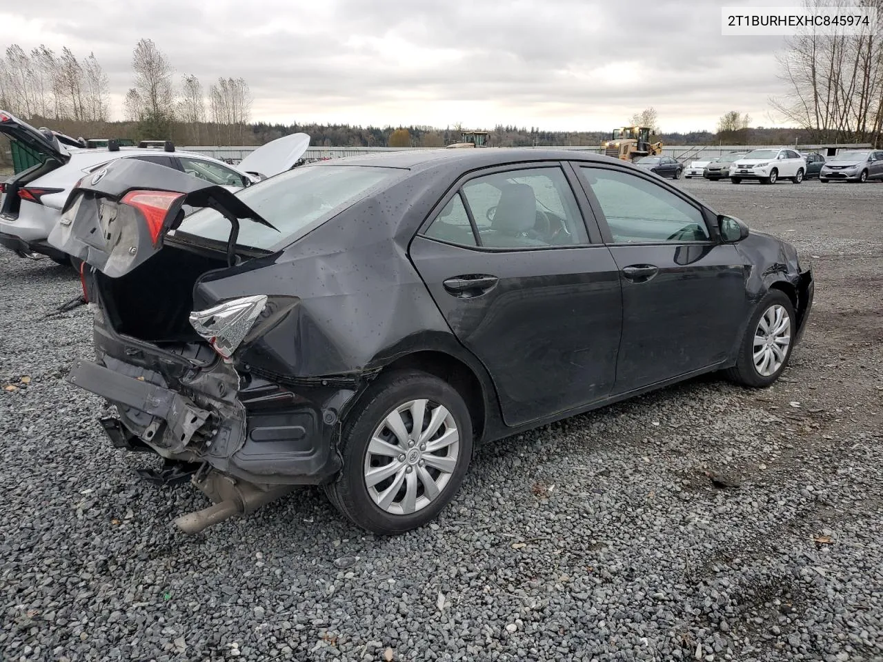 2017 Toyota Corolla L VIN: 2T1BURHEXHC845974 Lot: 78052764