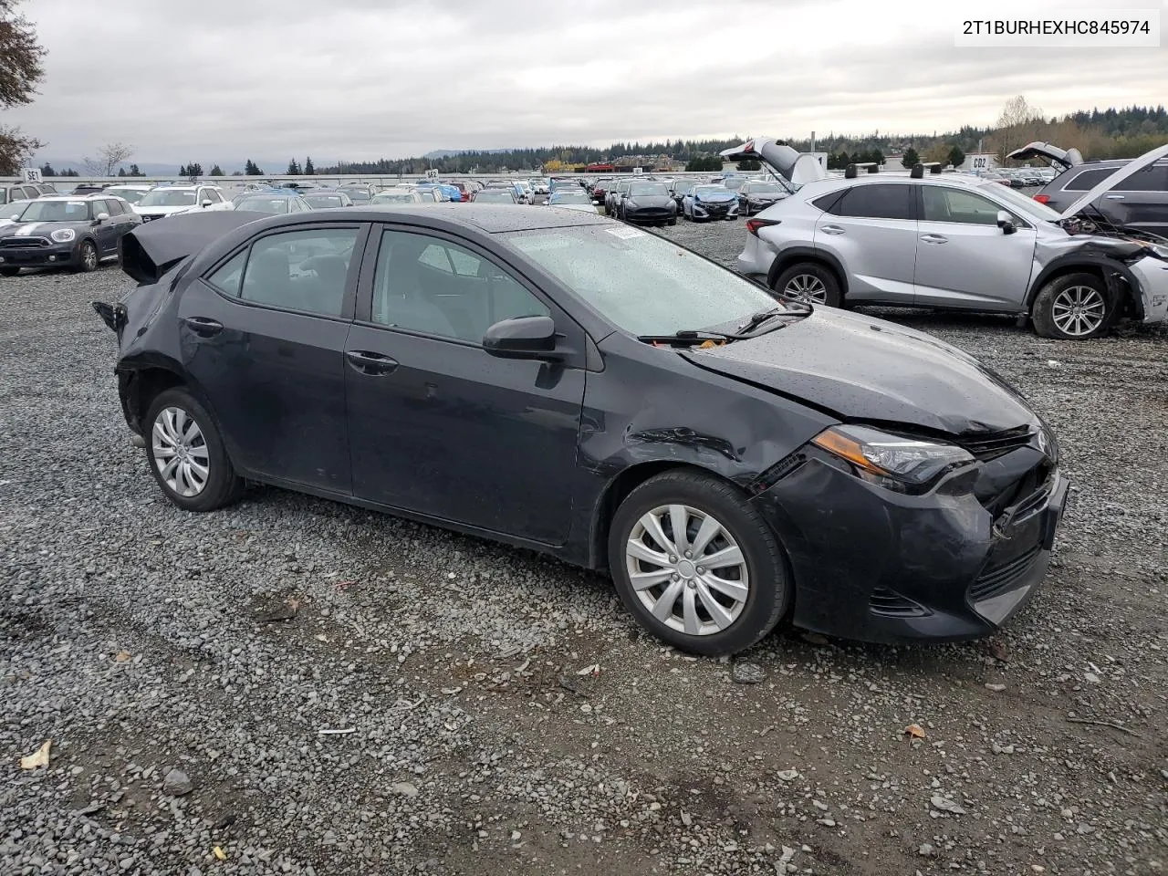 2017 Toyota Corolla L VIN: 2T1BURHEXHC845974 Lot: 78052764