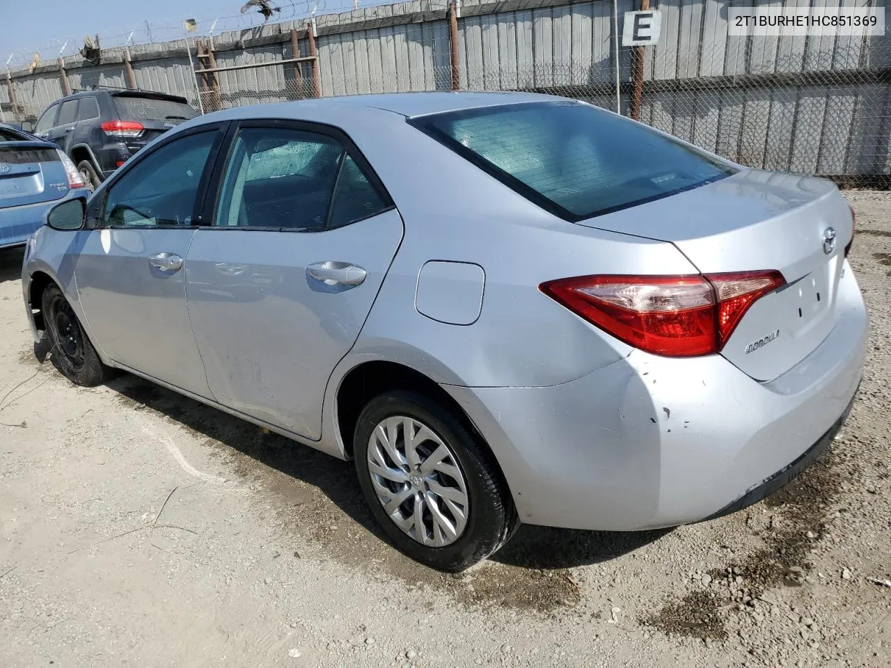 2017 Toyota Corolla L VIN: 2T1BURHE1HC851369 Lot: 78094024