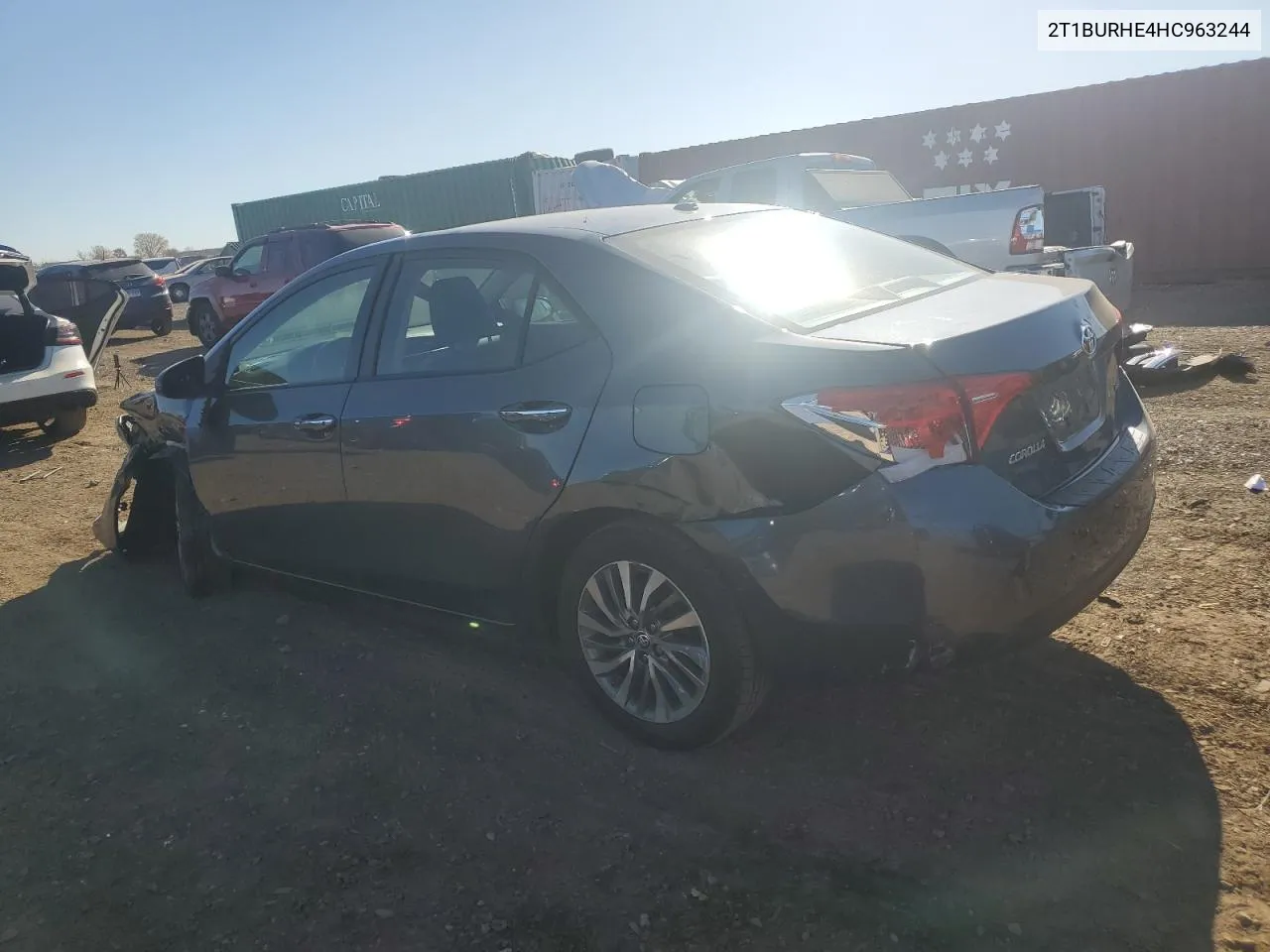 2017 Toyota Corolla L VIN: 2T1BURHE4HC963244 Lot: 78185944