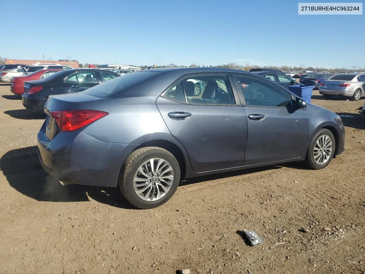 2017 Toyota Corolla L VIN: 2T1BURHE4HC963244 Lot: 78185944