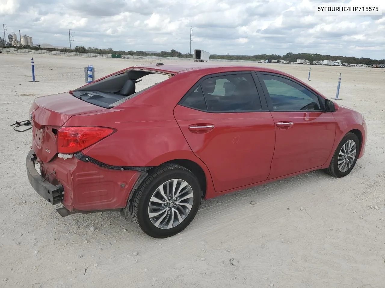 2017 Toyota Corolla L VIN: 5YFBURHE4HP715575 Lot: 78186984