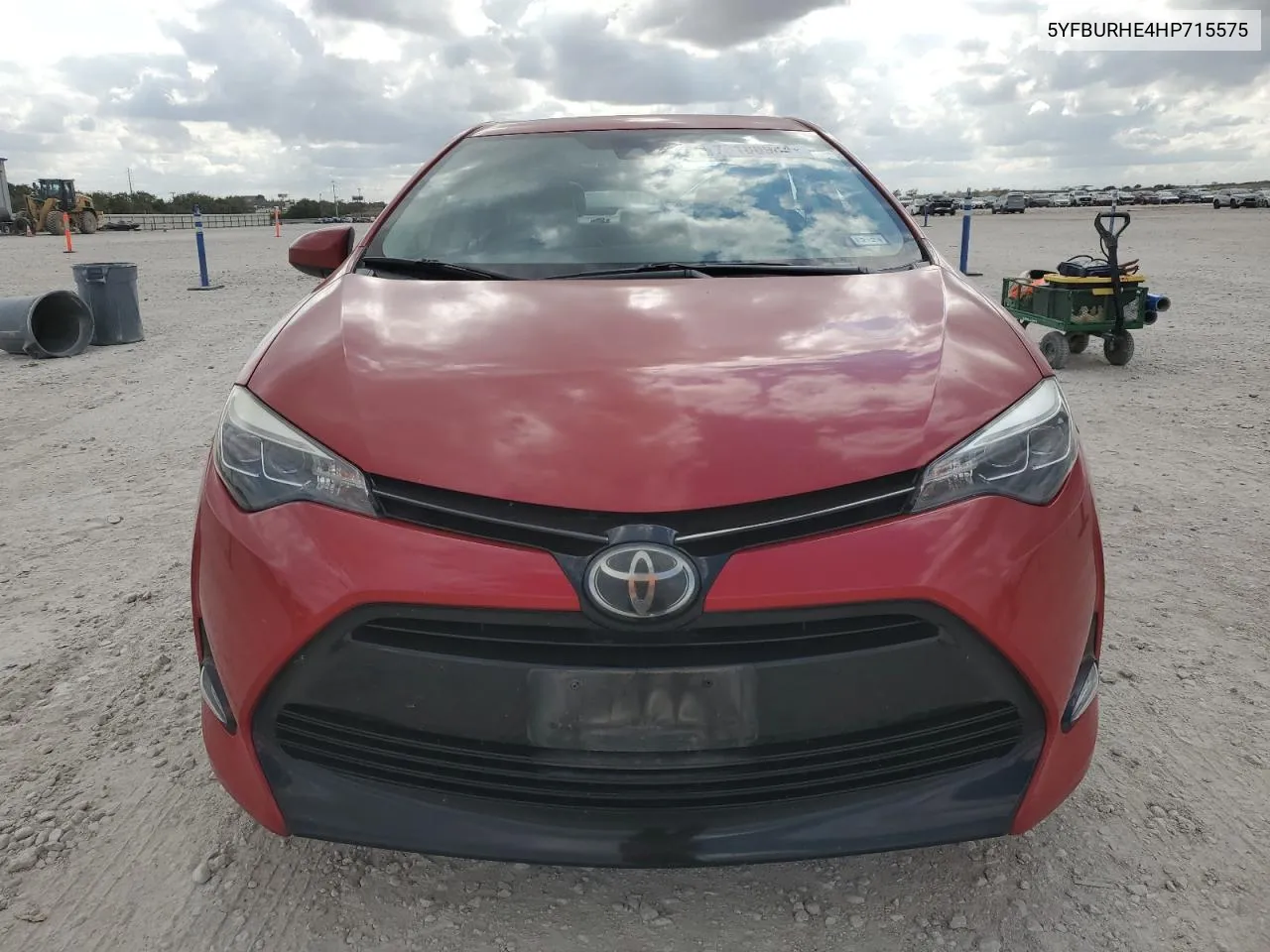 2017 Toyota Corolla L VIN: 5YFBURHE4HP715575 Lot: 78186984