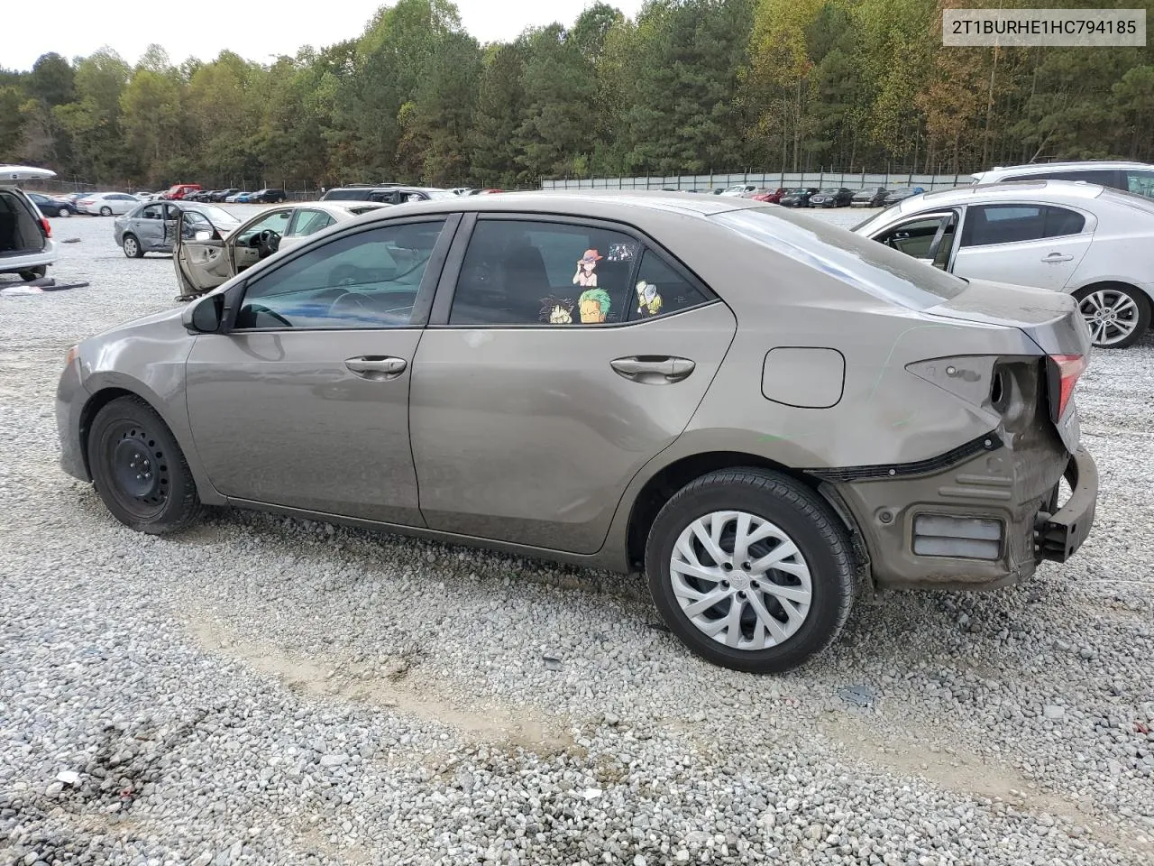 2017 Toyota Corolla L VIN: 2T1BURHE1HC794185 Lot: 78268244