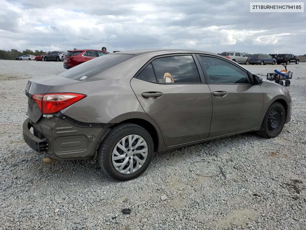 2017 Toyota Corolla L VIN: 2T1BURHE1HC794185 Lot: 78268244