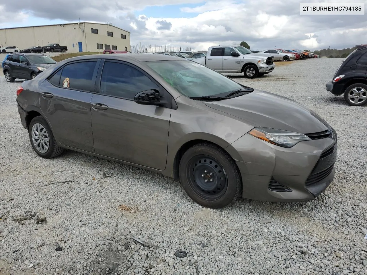 2017 Toyota Corolla L VIN: 2T1BURHE1HC794185 Lot: 78268244