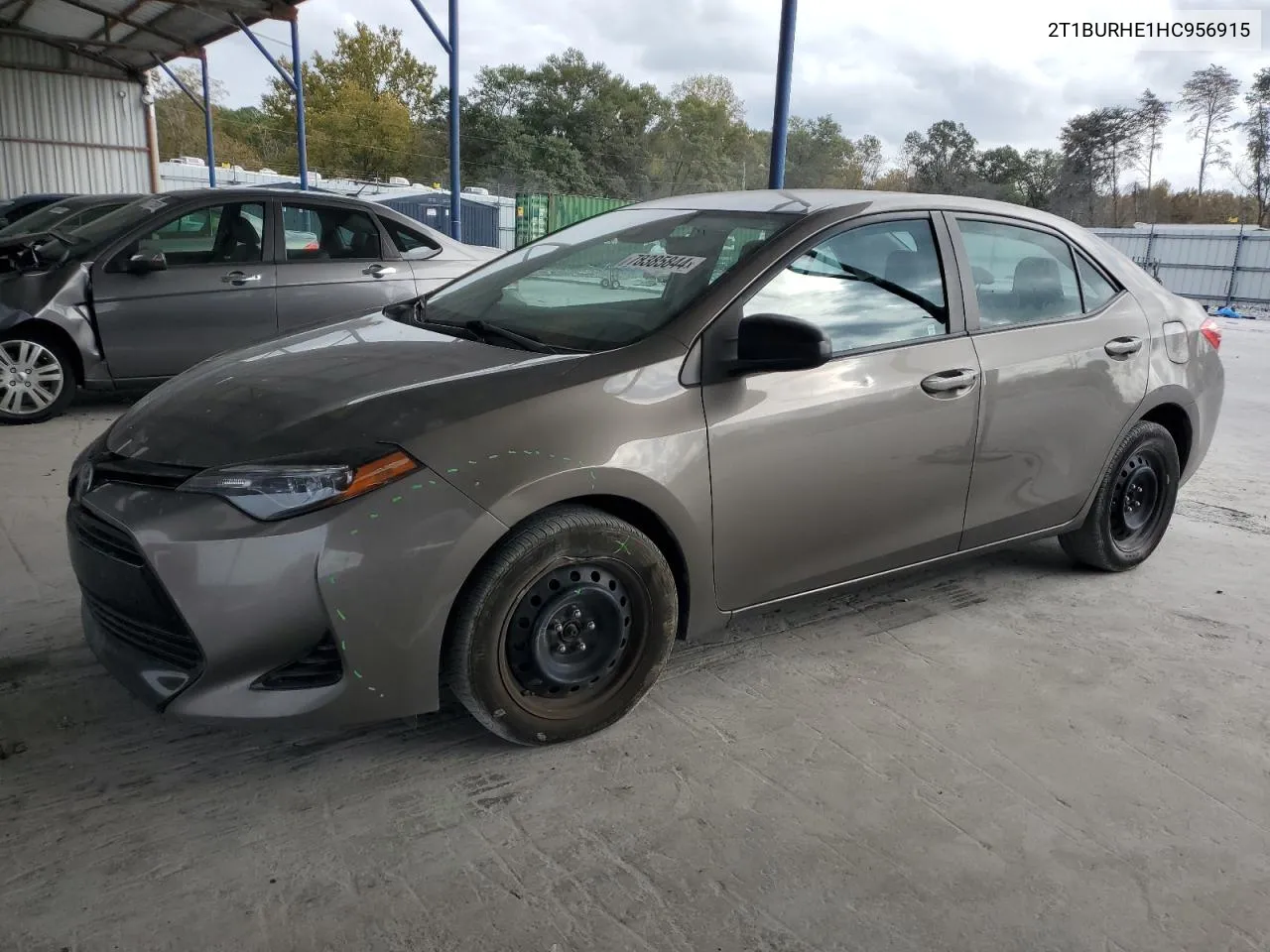 2017 Toyota Corolla L VIN: 2T1BURHE1HC956915 Lot: 78385844