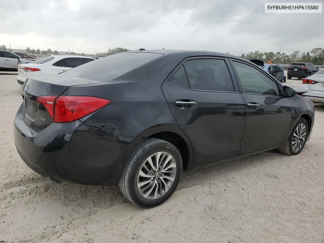 2017 Toyota Corolla L VIN: 5YFBURHE1HP615580 Lot: 78520324