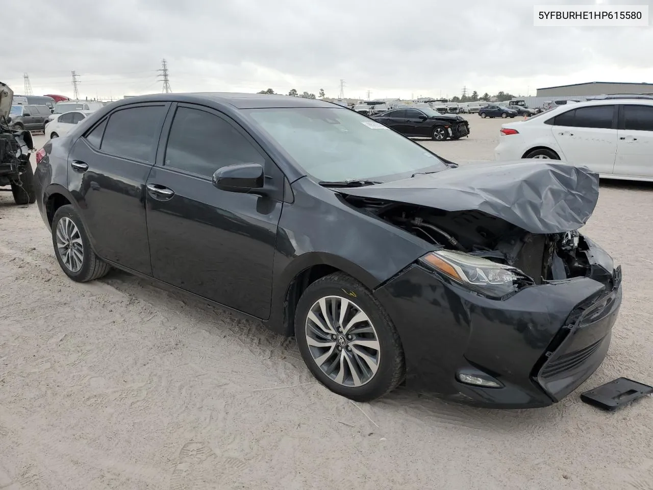 2017 Toyota Corolla L VIN: 5YFBURHE1HP615580 Lot: 78520324