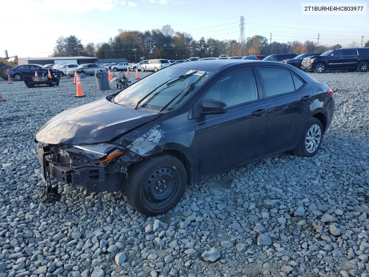 2017 Toyota Corolla L VIN: 2T1BURHE4HC803977 Lot: 78522444