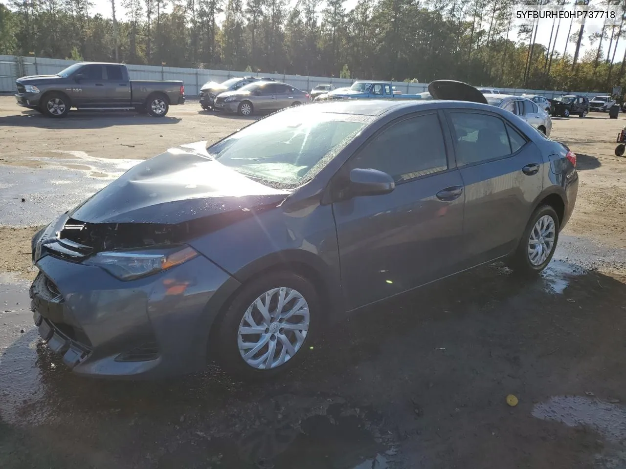 2017 Toyota Corolla L VIN: 5YFBURHE0HP737718 Lot: 78677764