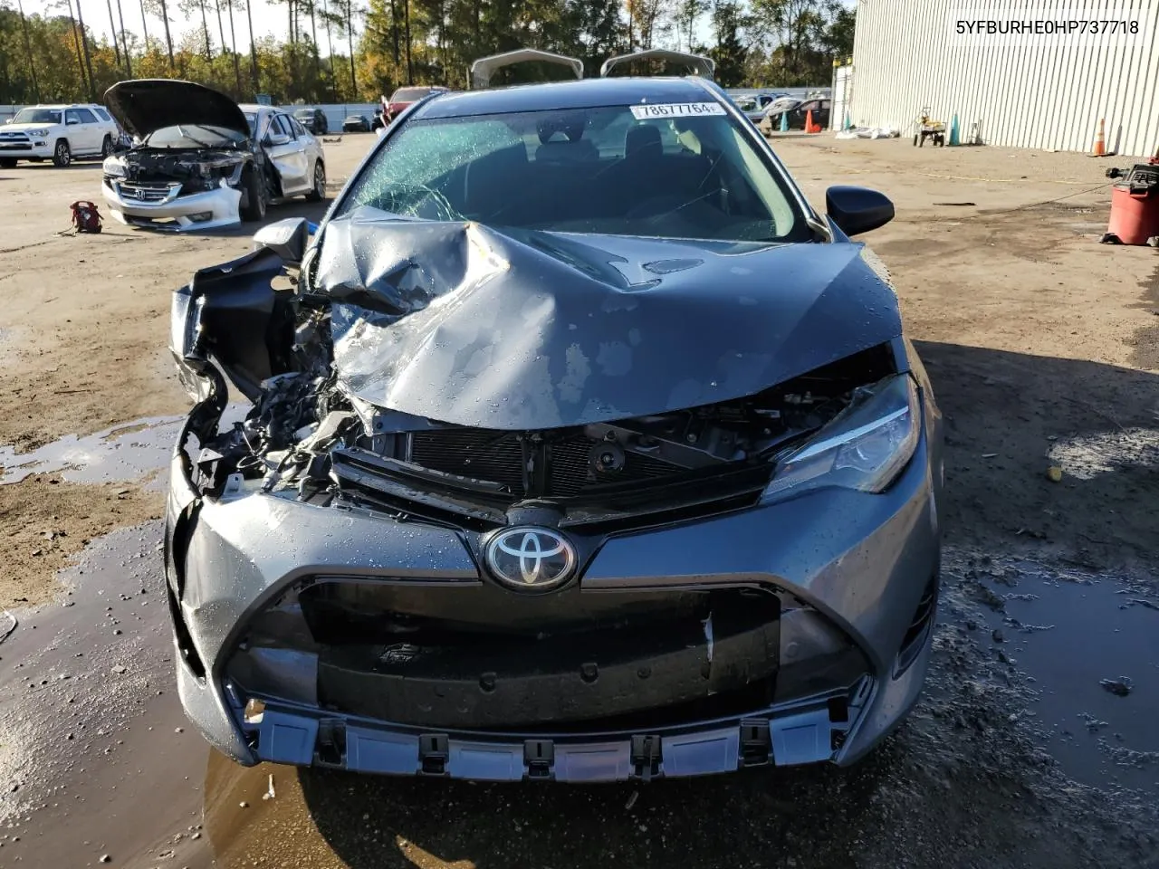 2017 Toyota Corolla L VIN: 5YFBURHE0HP737718 Lot: 78677764