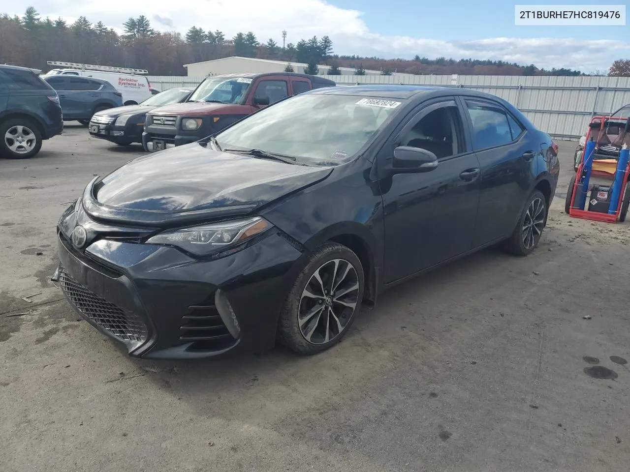 2017 Toyota Corolla L VIN: 2T1BURHE7HC819476 Lot: 78692824