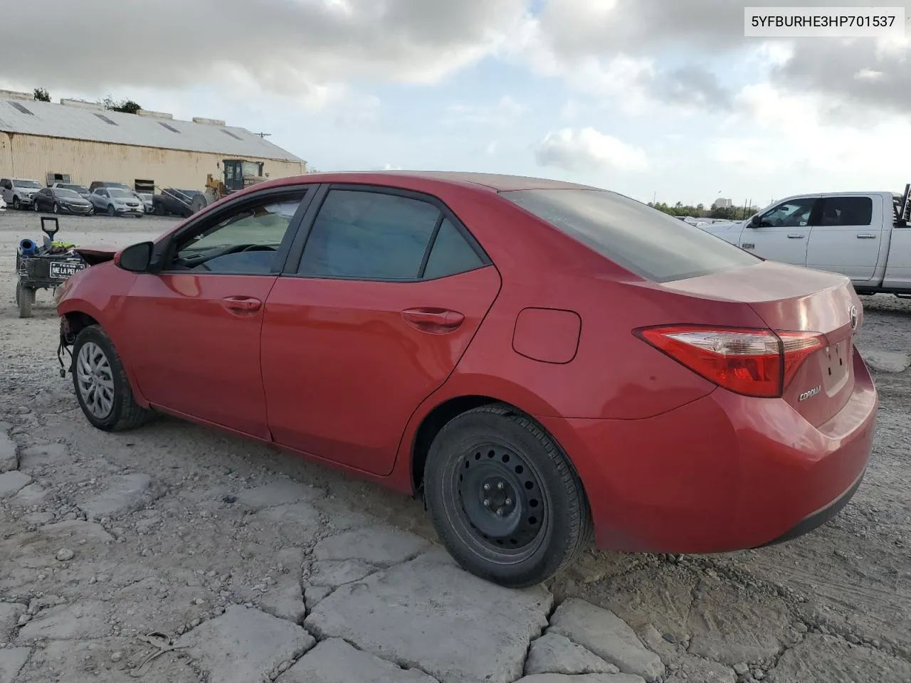 2017 Toyota Corolla L VIN: 5YFBURHE3HP701537 Lot: 78698404