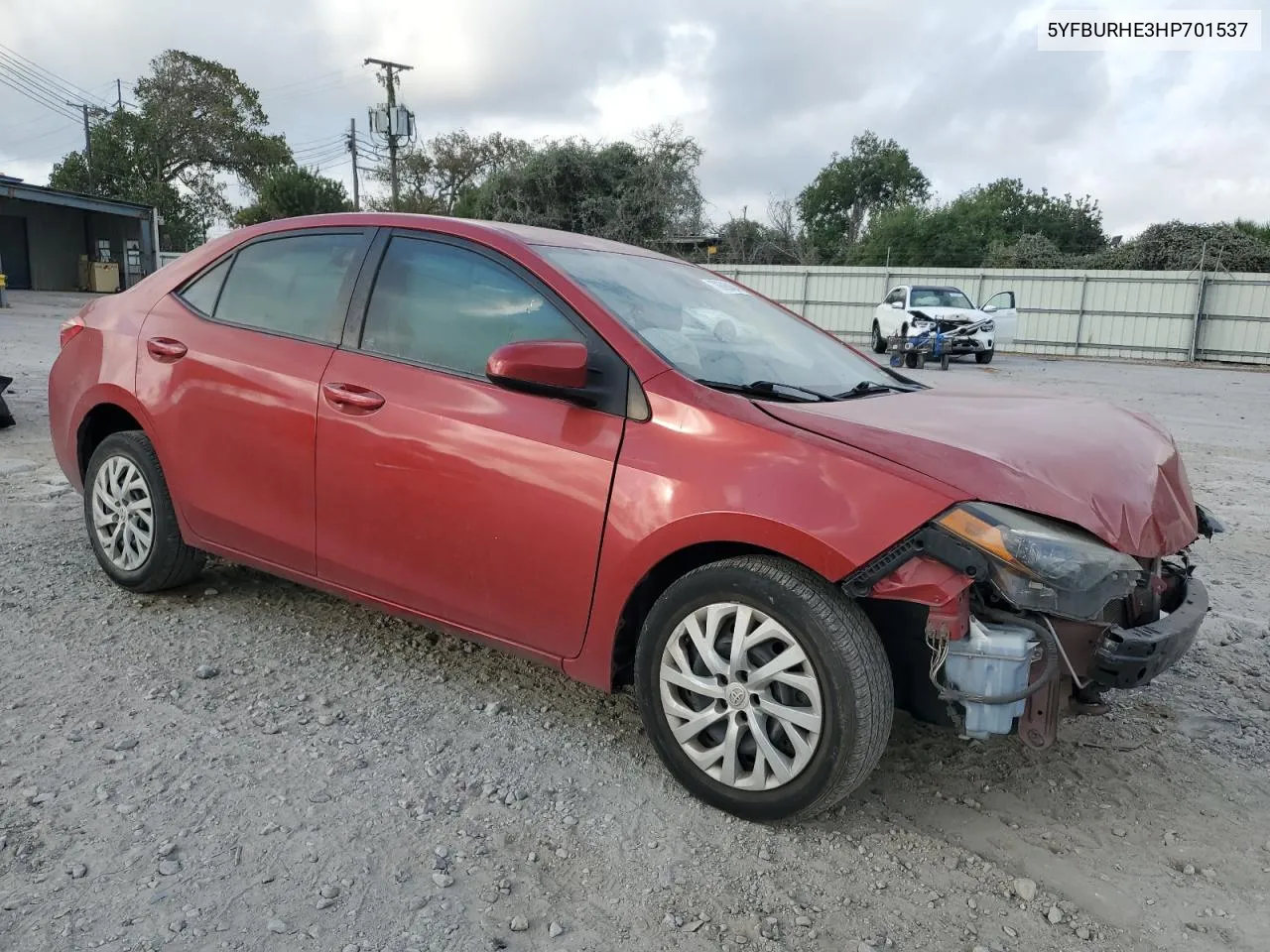 2017 Toyota Corolla L VIN: 5YFBURHE3HP701537 Lot: 78698404