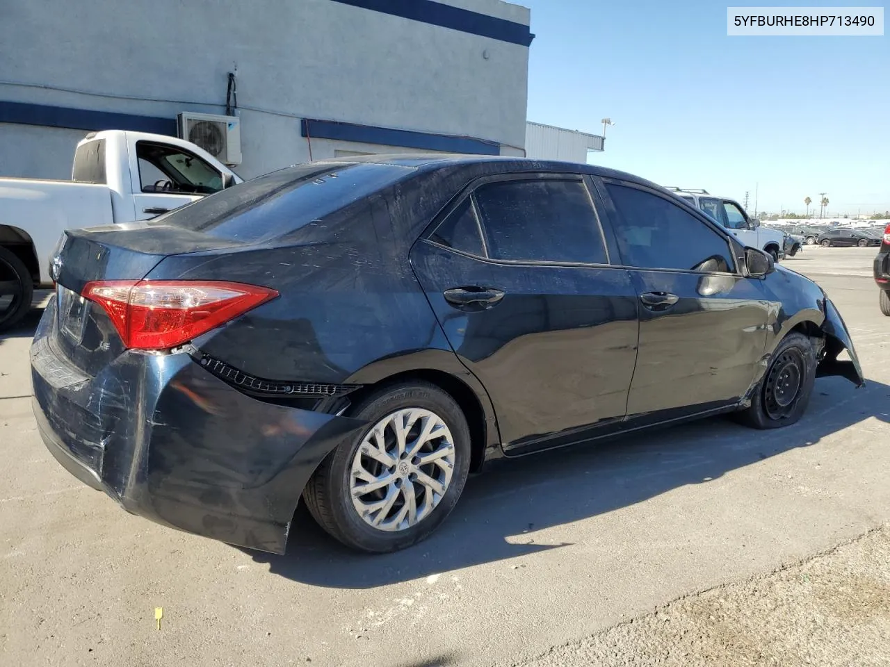 2017 Toyota Corolla L VIN: 5YFBURHE8HP713490 Lot: 78762324