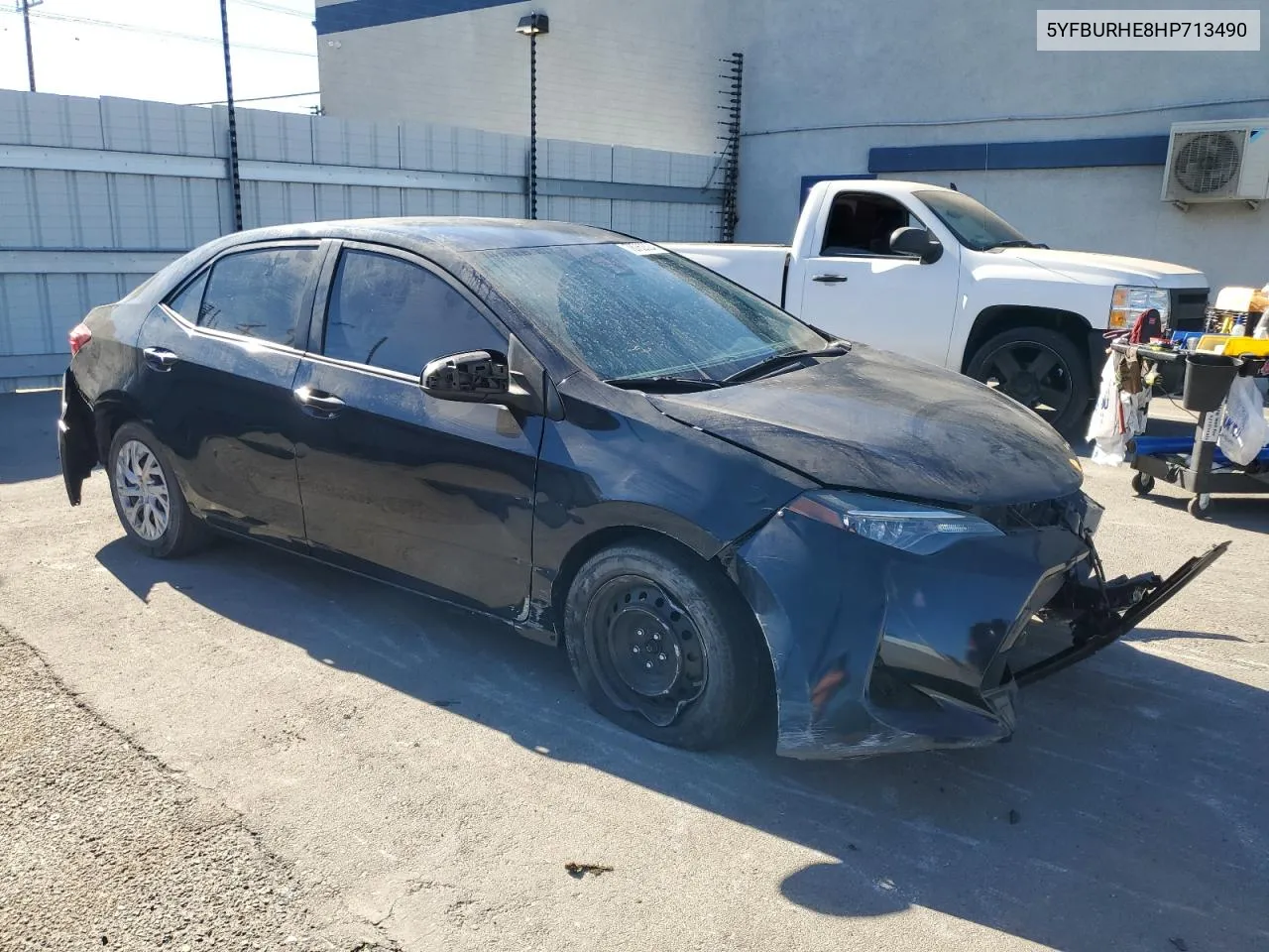 2017 Toyota Corolla L VIN: 5YFBURHE8HP713490 Lot: 78762324