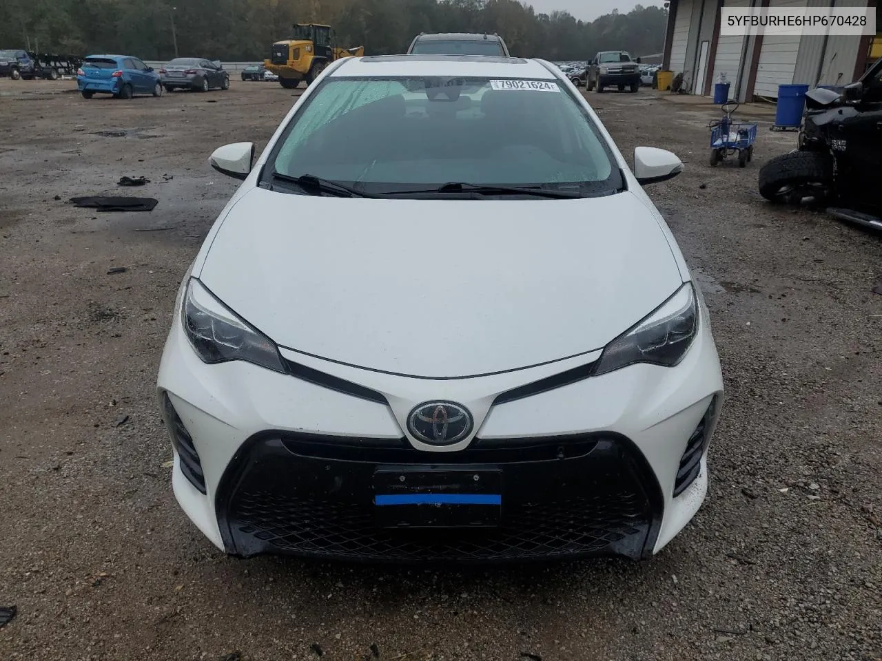 2017 Toyota Corolla L VIN: 5YFBURHE6HP670428 Lot: 79021624