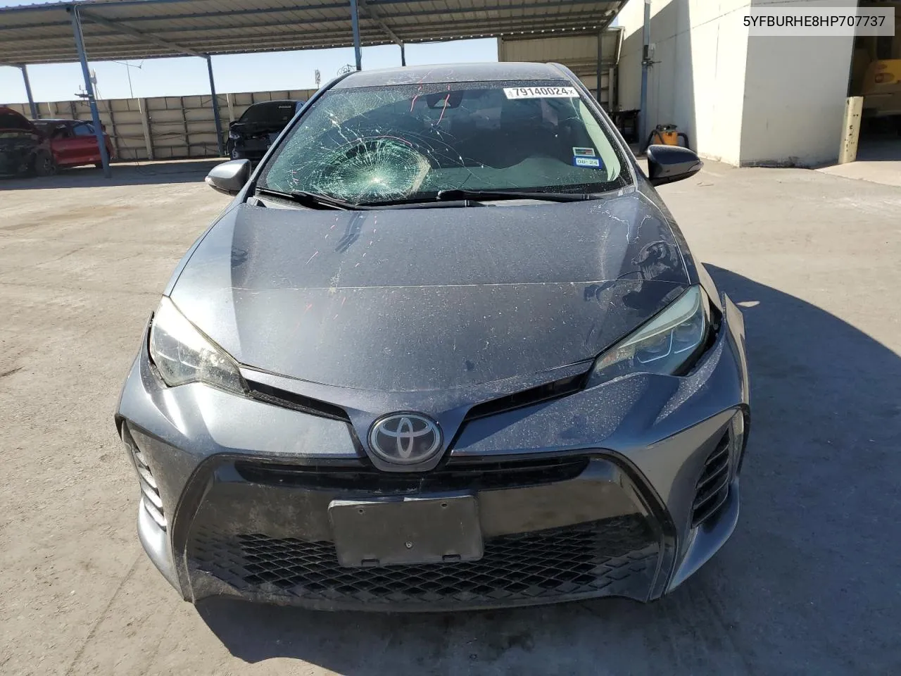 2017 Toyota Corolla L VIN: 5YFBURHE8HP707737 Lot: 79140024