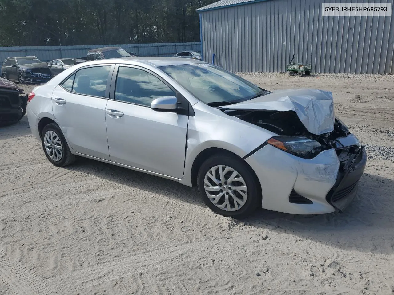 2017 Toyota Corolla L VIN: 5YFBURHE5HP685793 Lot: 79145544