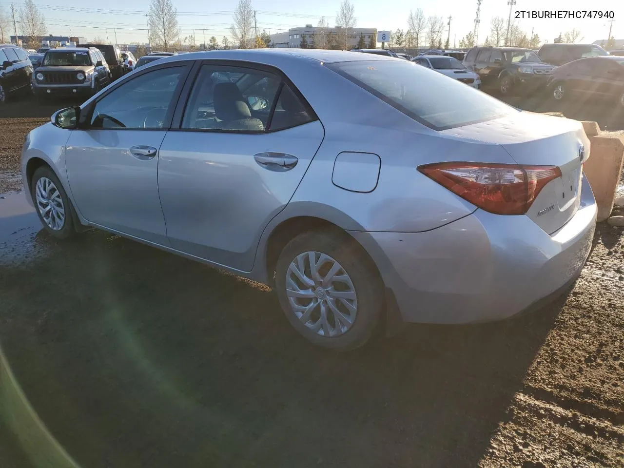 2017 Toyota Corolla L VIN: 2T1BURHE7HC747940 Lot: 79168854