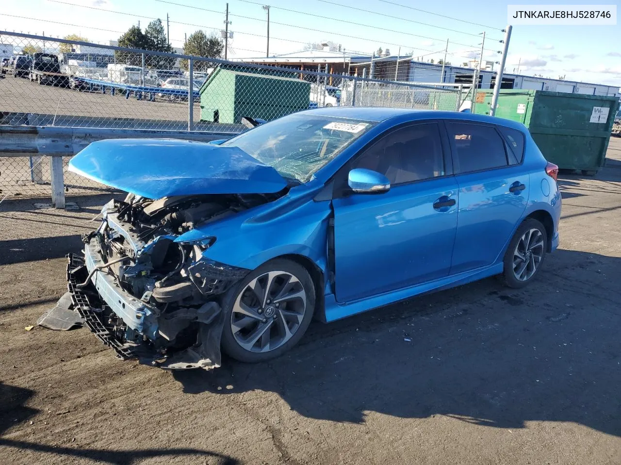 2017 Toyota Corolla Im VIN: JTNKARJE8HJ528746 Lot: 79227784