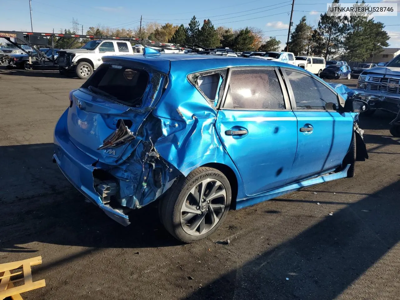 2017 Toyota Corolla Im VIN: JTNKARJE8HJ528746 Lot: 79227784