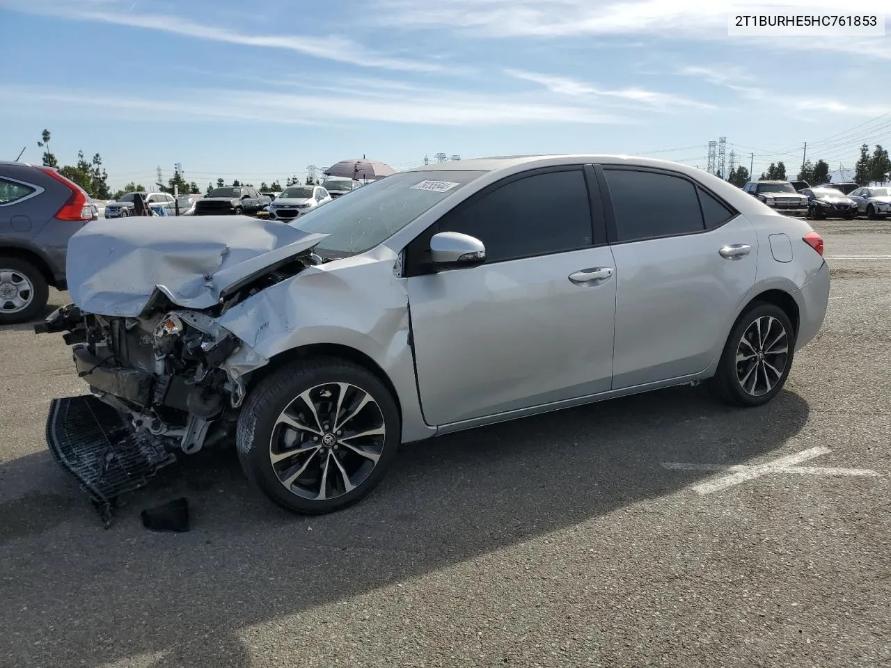 2017 Toyota Corolla L VIN: 2T1BURHE5HC761853 Lot: 79255544