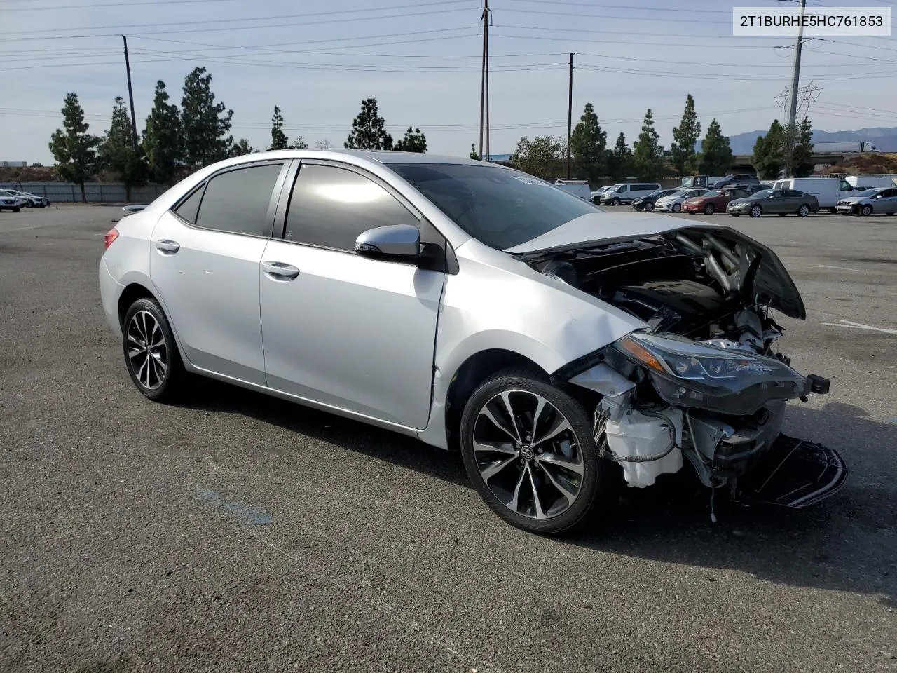 2017 Toyota Corolla L VIN: 2T1BURHE5HC761853 Lot: 79255544