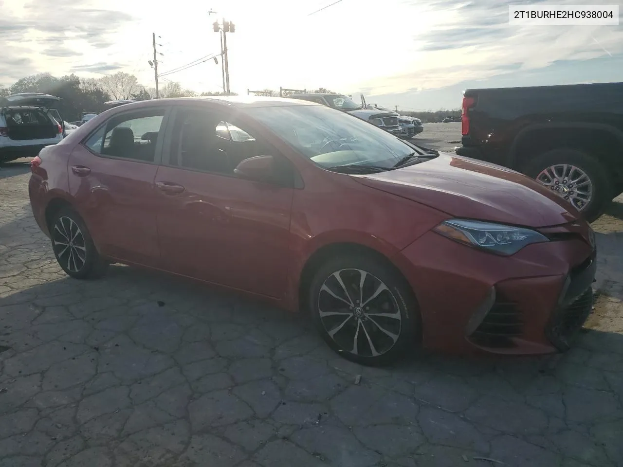 2017 Toyota Corolla L VIN: 2T1BURHE2HC938004 Lot: 79290224