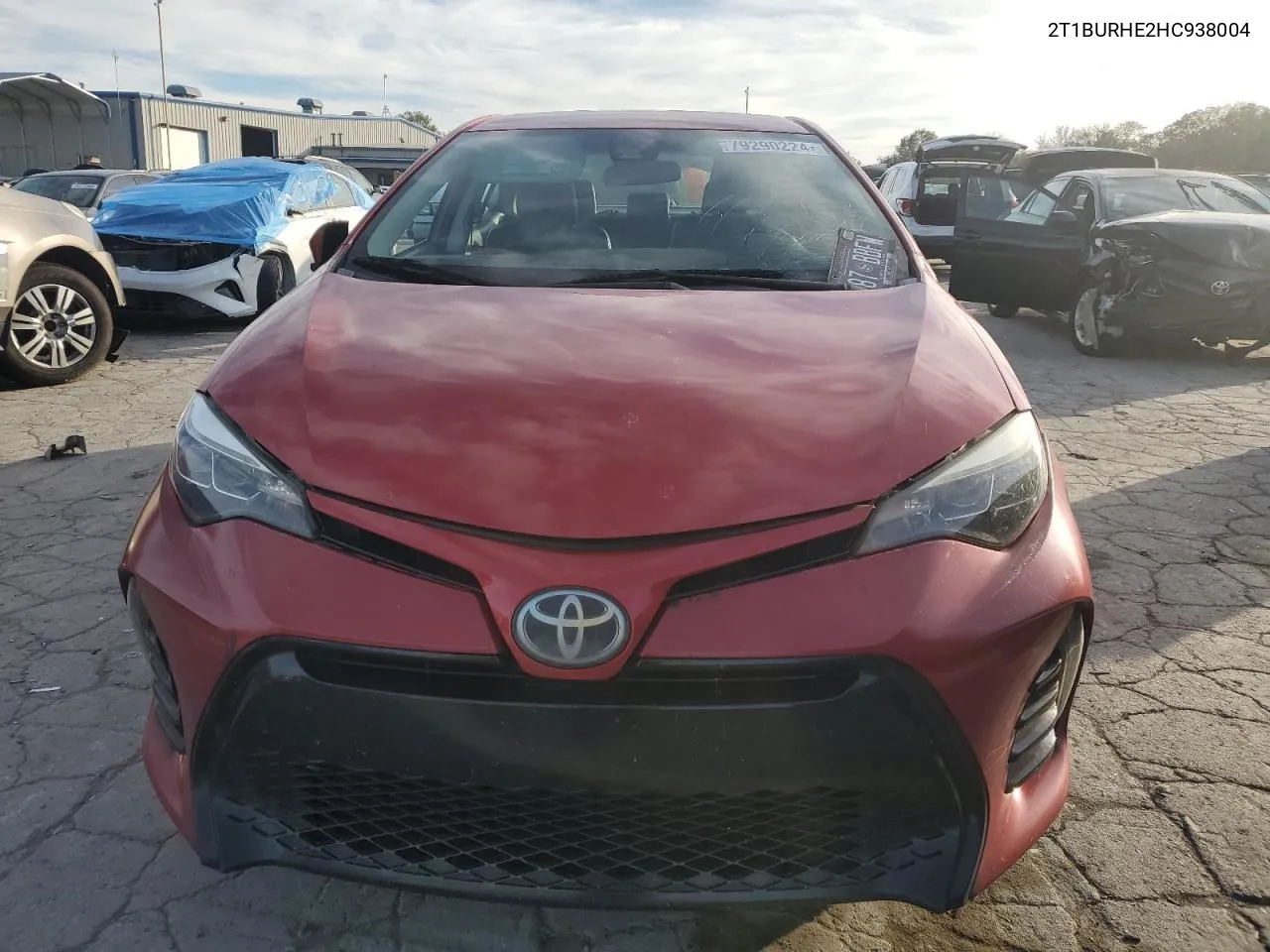 2017 Toyota Corolla L VIN: 2T1BURHE2HC938004 Lot: 79290224