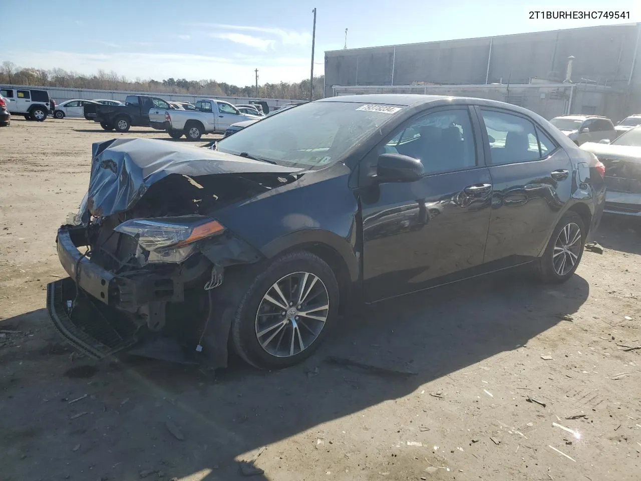 2T1BURHE3HC749541 2017 Toyota Corolla L