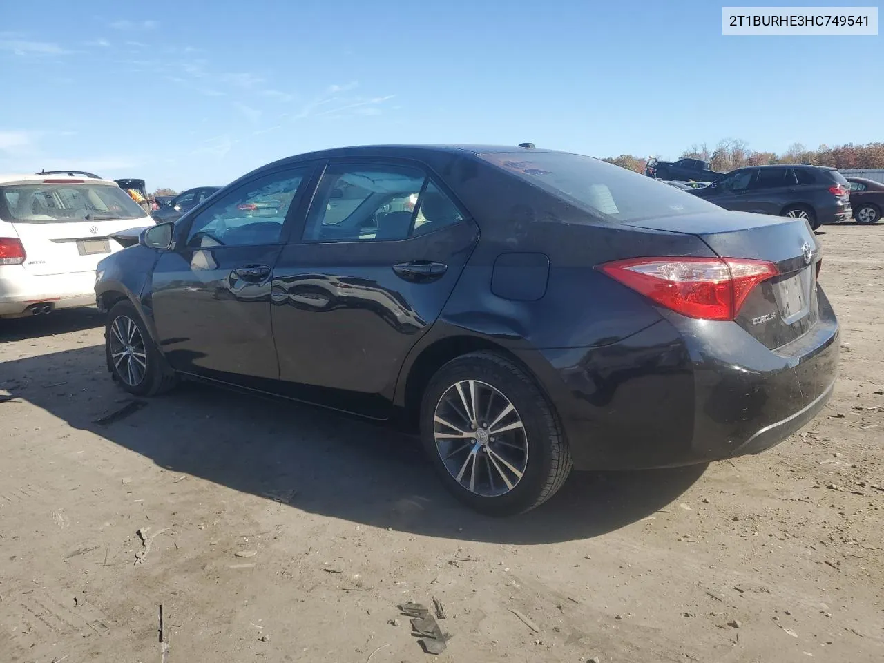 2T1BURHE3HC749541 2017 Toyota Corolla L