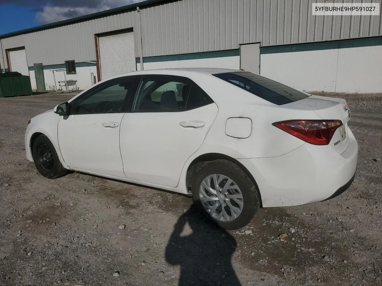 2017 Toyota Corolla L VIN: 5YFBURHE9HP591027 Lot: 79429584