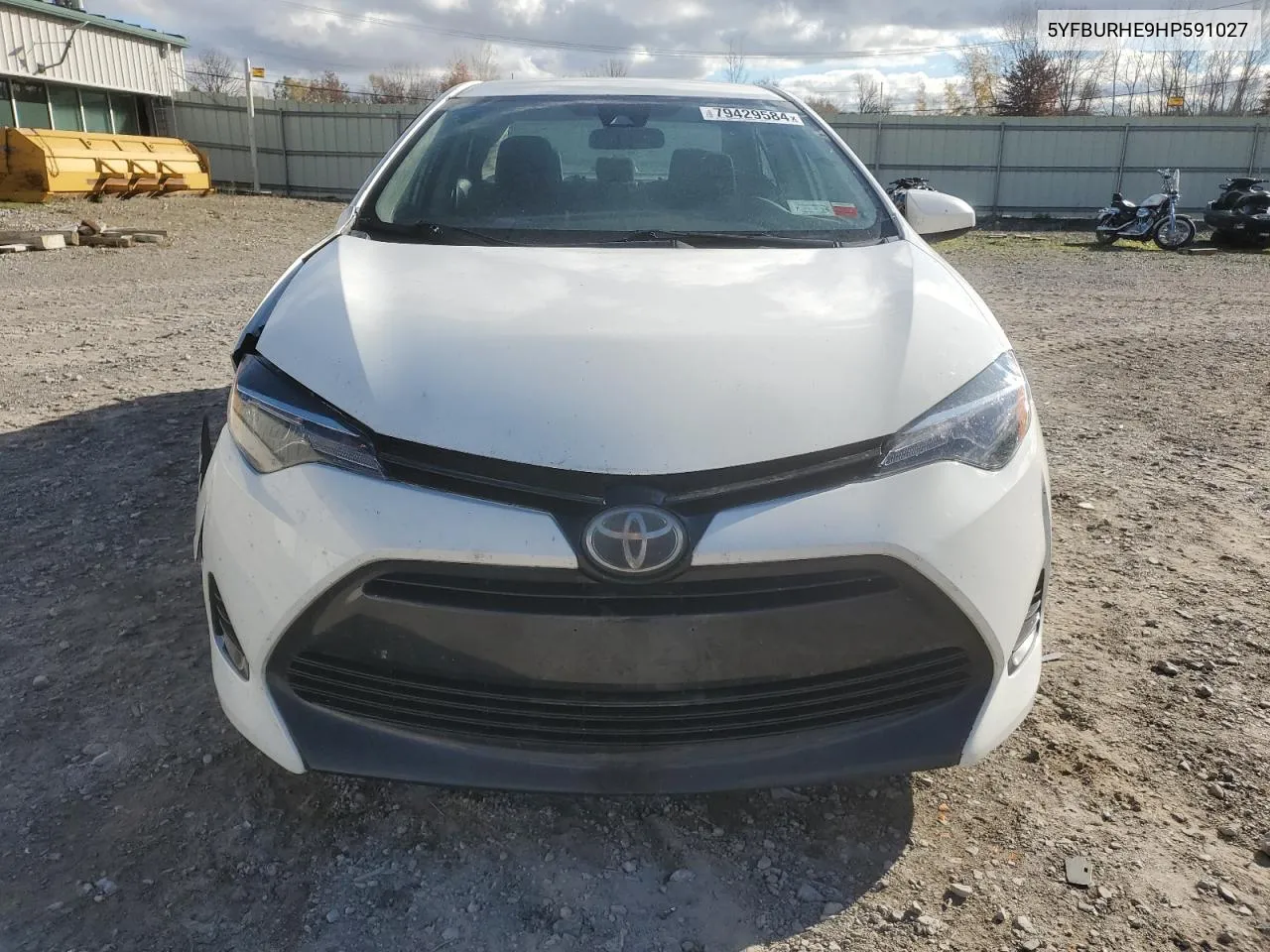 2017 Toyota Corolla L VIN: 5YFBURHE9HP591027 Lot: 79429584