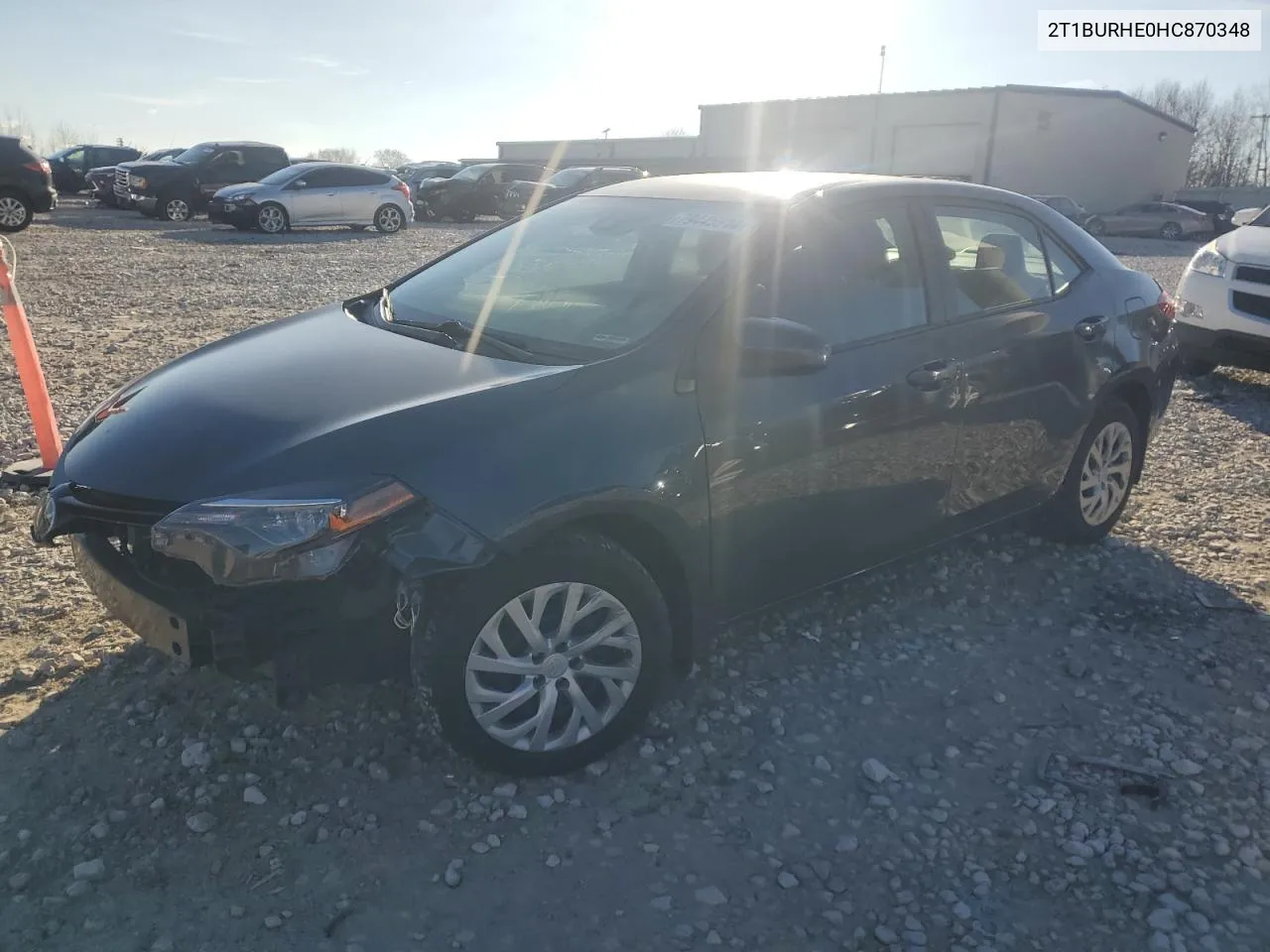 2017 Toyota Corolla L VIN: 2T1BURHE0HC870348 Lot: 79445914