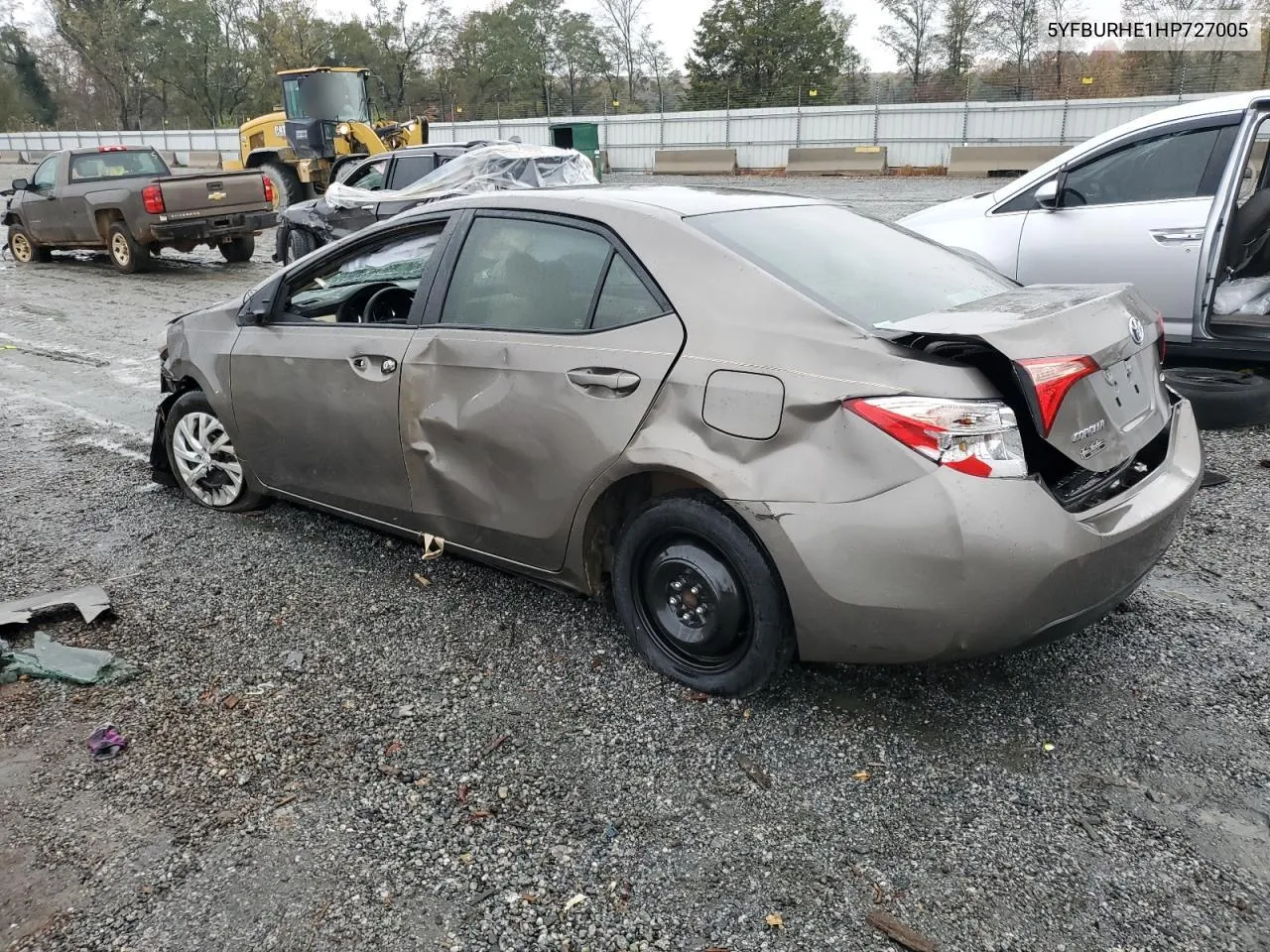 2017 Toyota Corolla L VIN: 5YFBURHE1HP727005 Lot: 79466694