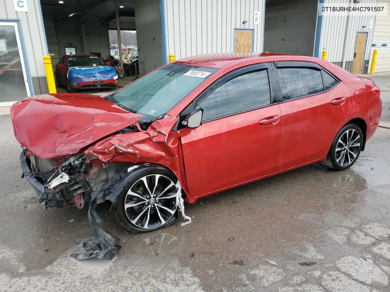 2017 Toyota Corolla L VIN: 2T1BURHE4HC791507 Lot: 79650714