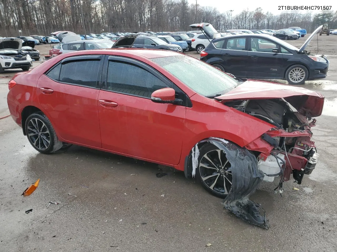 2017 Toyota Corolla L VIN: 2T1BURHE4HC791507 Lot: 79650714