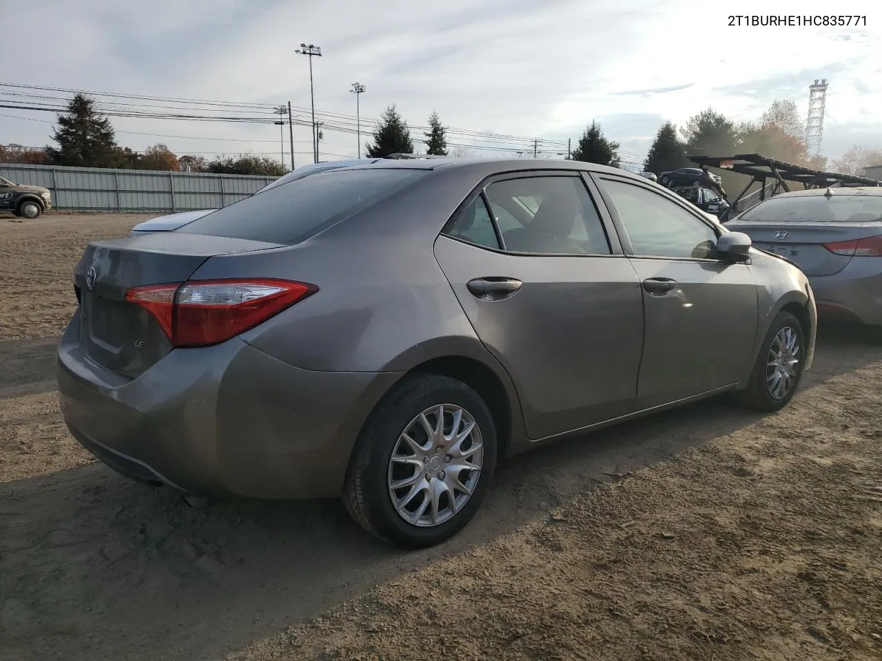 2017 Toyota Corolla L VIN: 2T1BURHE1HC835771 Lot: 79652814