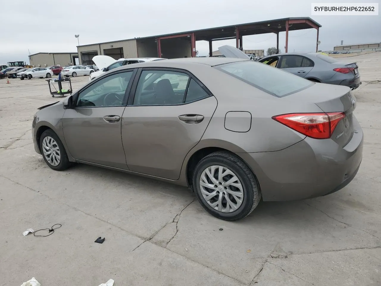 2017 Toyota Corolla L VIN: 5YFBURHE2HP622652 Lot: 79821134