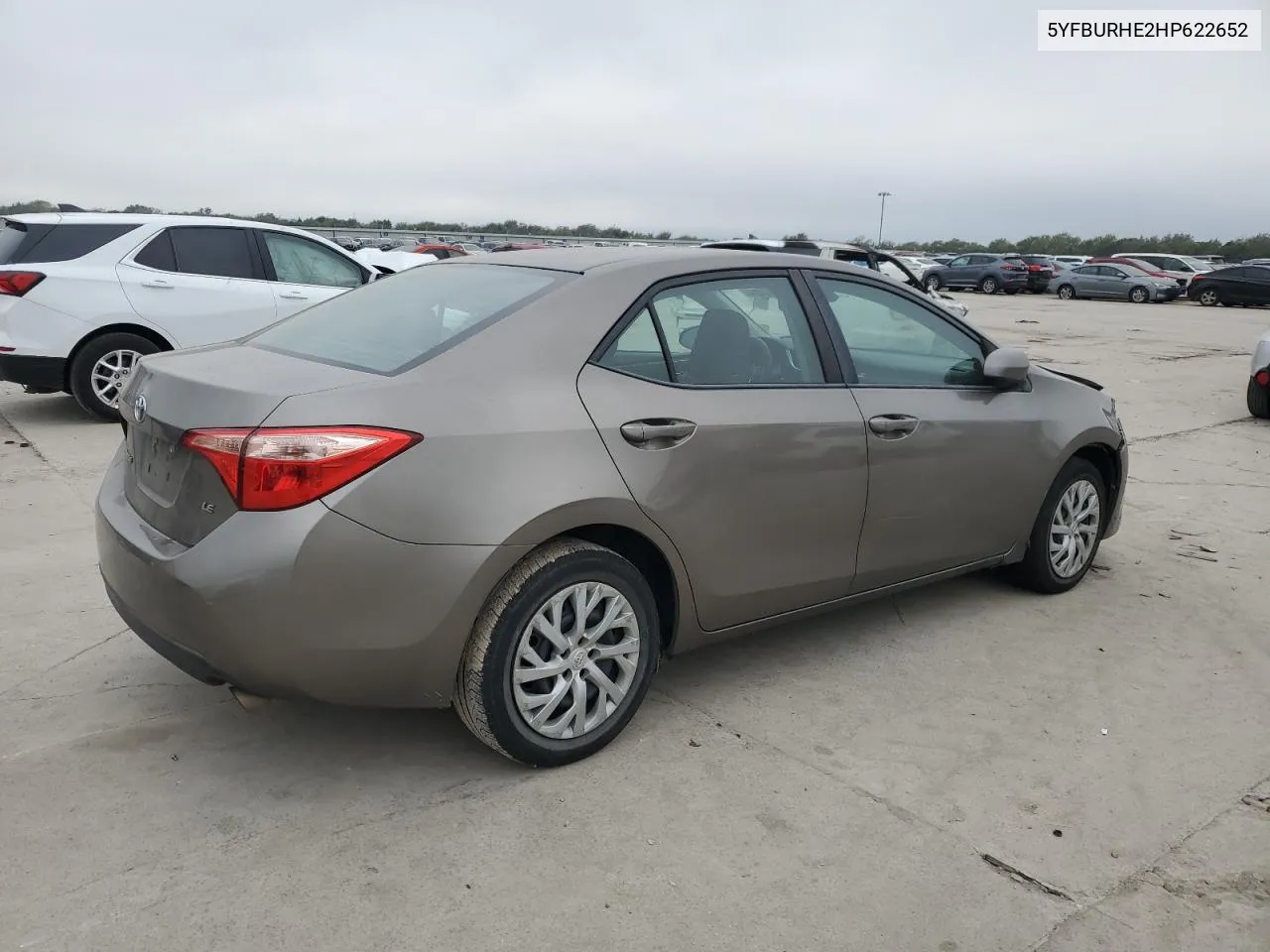 2017 Toyota Corolla L VIN: 5YFBURHE2HP622652 Lot: 79821134