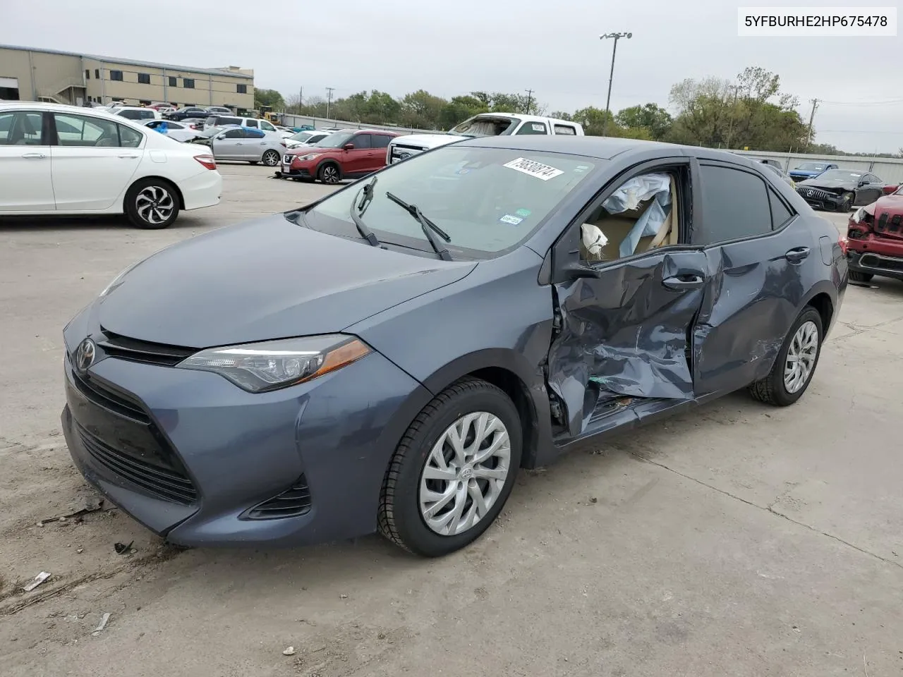 2017 Toyota Corolla L VIN: 5YFBURHE2HP675478 Lot: 79830874