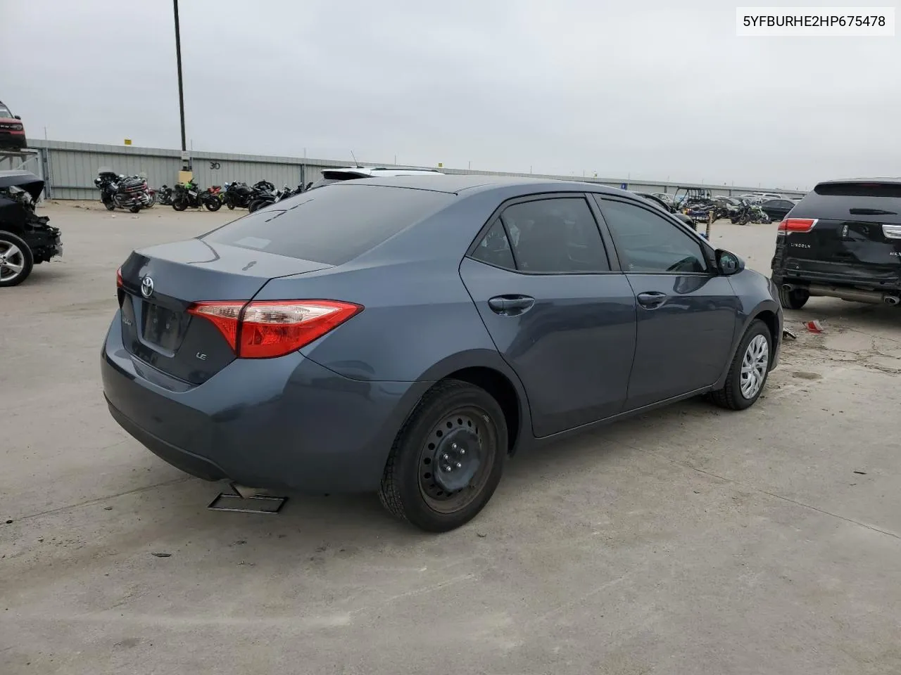 2017 Toyota Corolla L VIN: 5YFBURHE2HP675478 Lot: 79830874