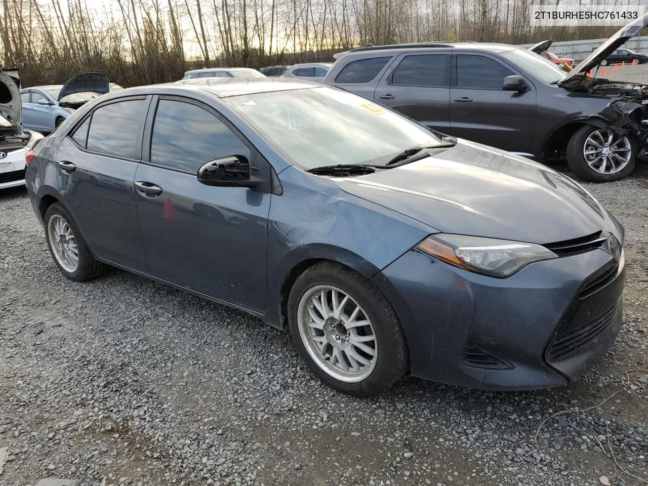 2017 Toyota Corolla L VIN: 2T1BURHE5HC761433 Lot: 79858494