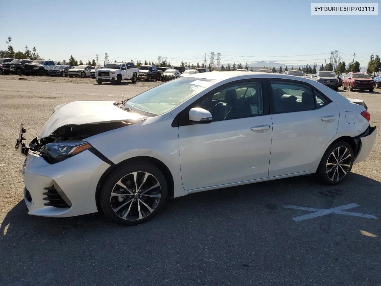 2017 Toyota Corolla L VIN: 5YFBURHE5HP703113 Lot: 79888894