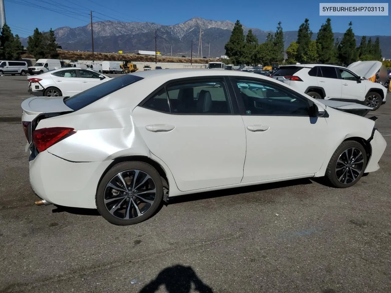 2017 Toyota Corolla L VIN: 5YFBURHE5HP703113 Lot: 79888894